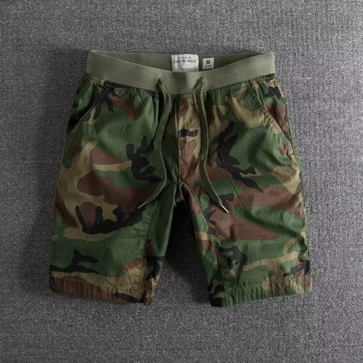 Herren Shorts | Camouflage Muster Kordelzug