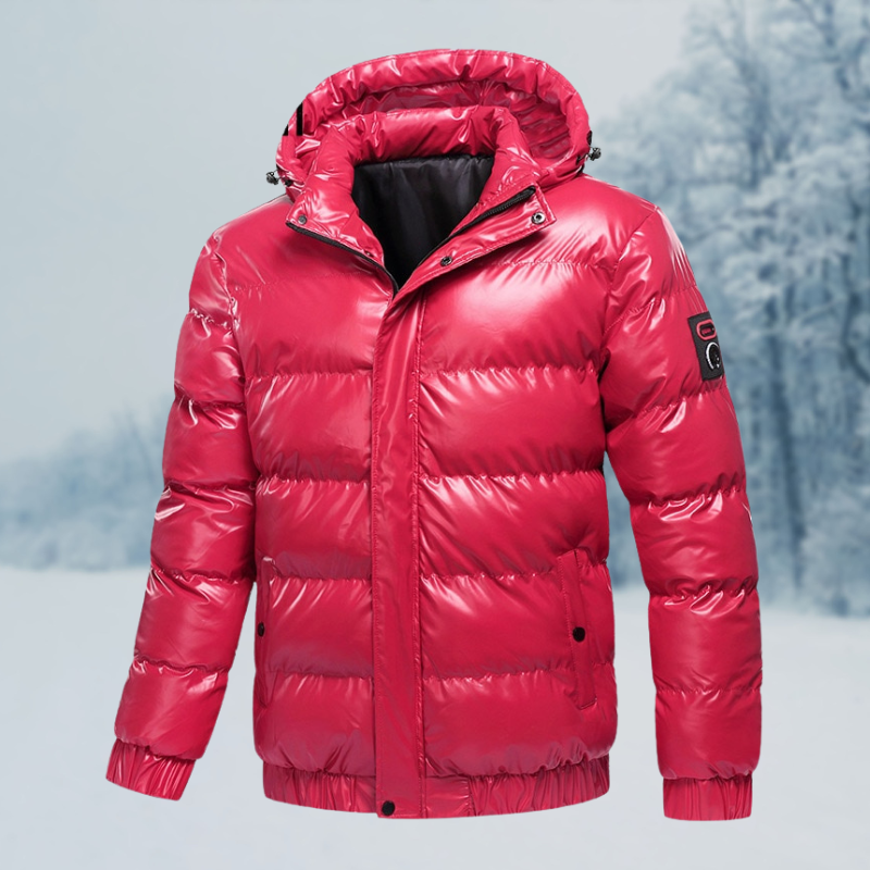 Winterjacke Herren Winddichte Jacke | Mit Abnehmbarer Kapuze