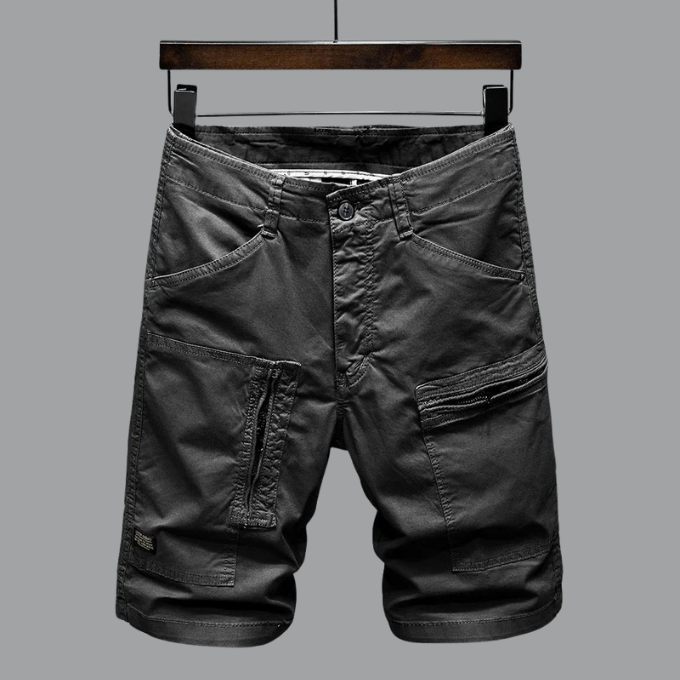 Herren-Cargoshorts | Reißverschlusstaschen