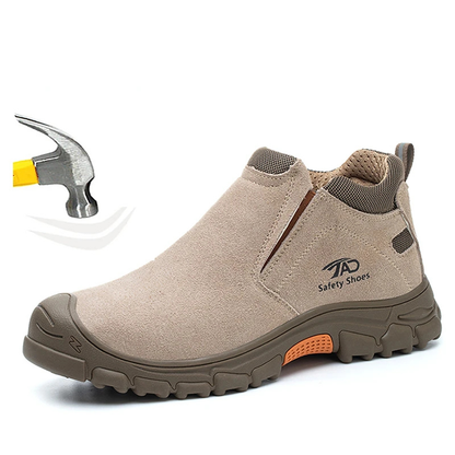 Herren Robuste Stahlkappenschuhe | Rutschfest und Leichtgewicht
