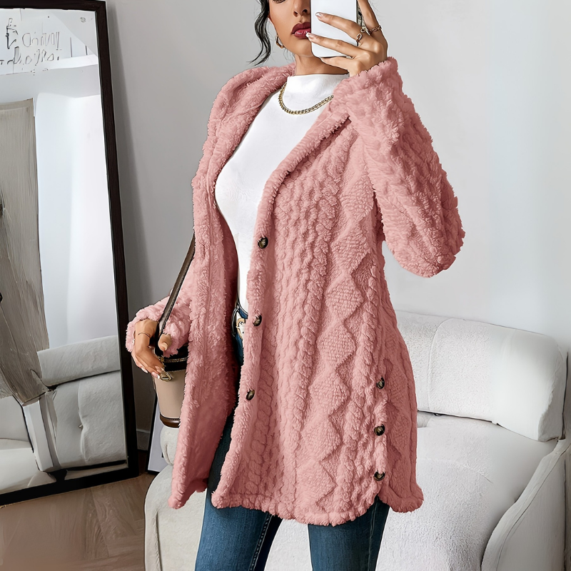 Mantel Damen | Wintermantel Damen Lockerer Schnitt Mit Knöpfen