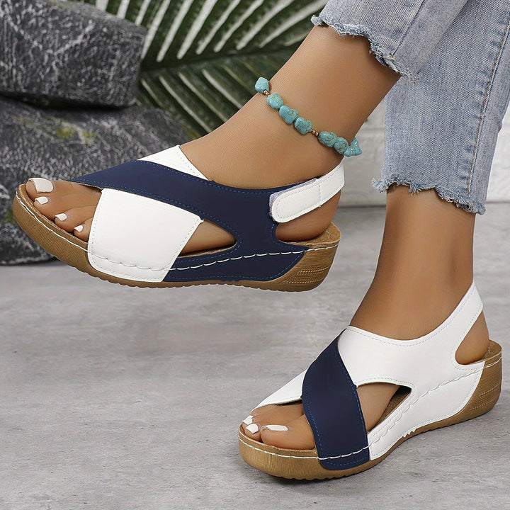 Damen Sandalen | Kreuzriemen Offene Seiten