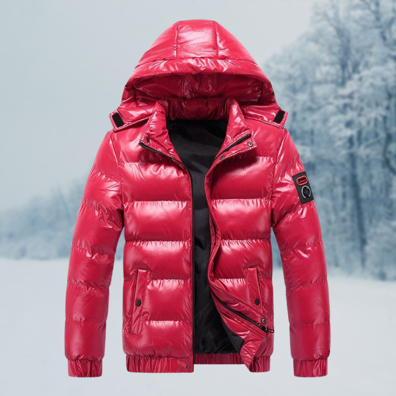 Winterjacke Herren Winddichte Jacke | Mit Abnehmbarer Kapuze