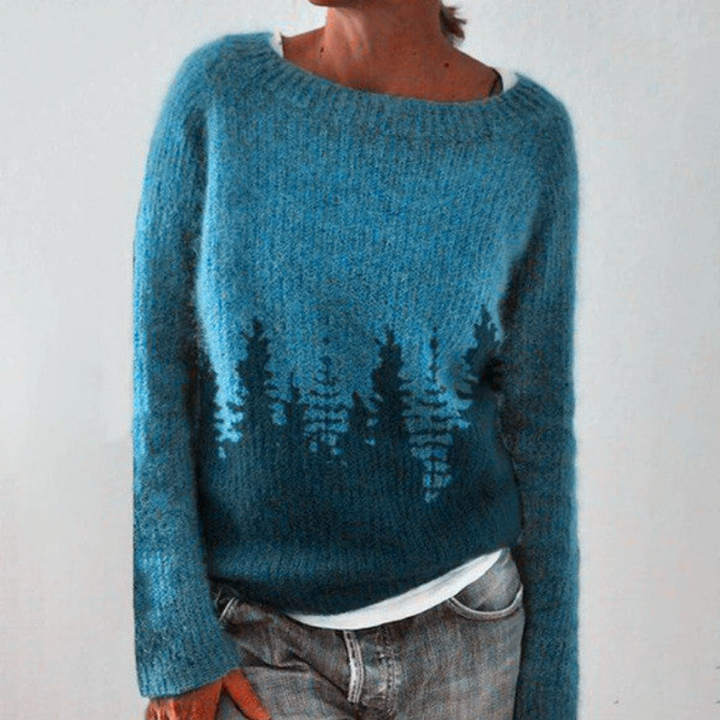 Pullover Damen Retro | Kuscheliger Strickpullover