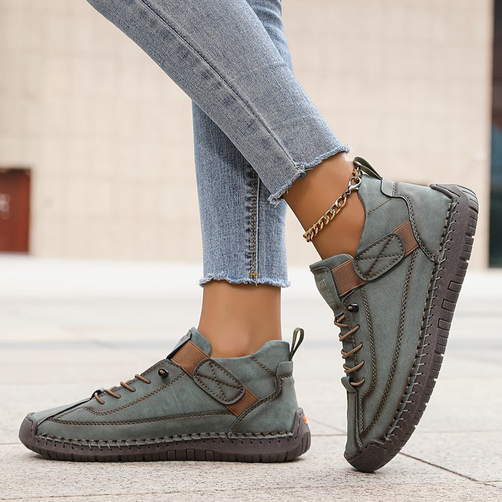Damen Sneaker | Schnürung mit Klettverschluss