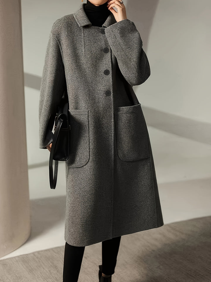 Mantel Damen | Wintermantel Damen Langer Schnitt Mit Taschen