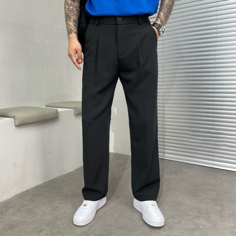 Herrenhose | Gerade Form Bügelfalte