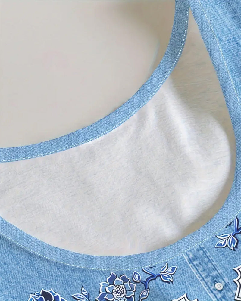 Damen Kleid | Ärmelloses Mini mit Knöpfen