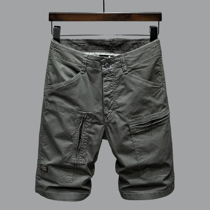 Herren-Cargoshorts | Reißverschlusstaschen