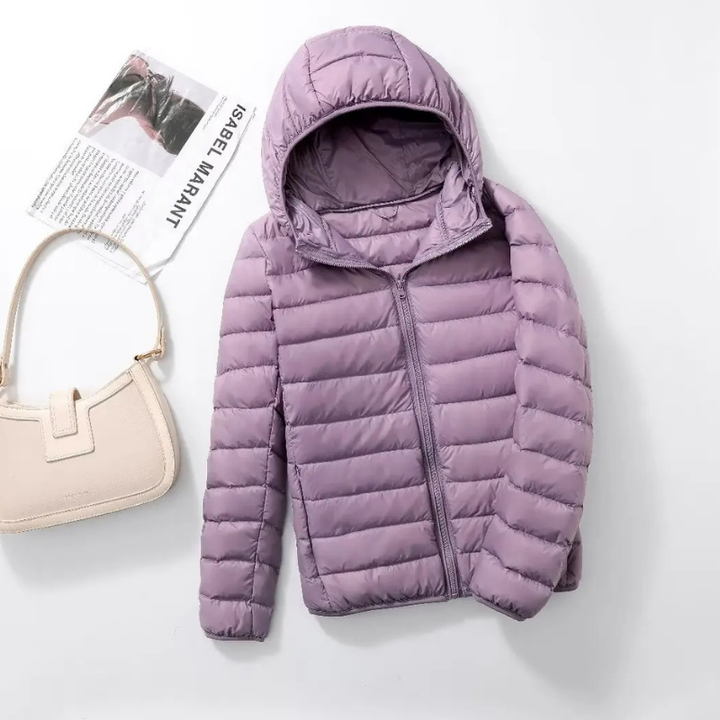 Damen Winter Kapuzen Puffer Jacke | Leichtes Design
