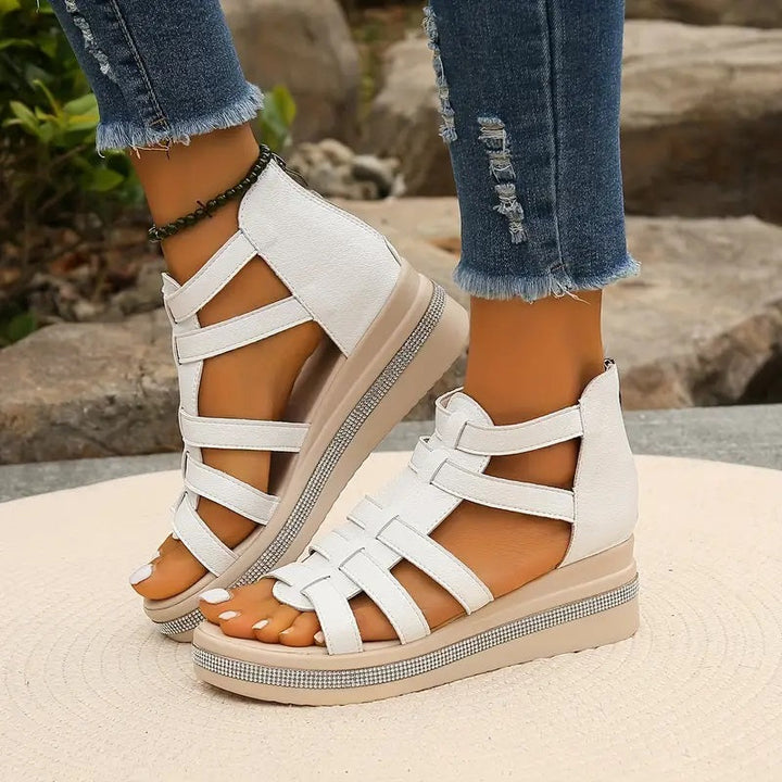Damen Sandalen |  Mehrere Riemen Plateausohle