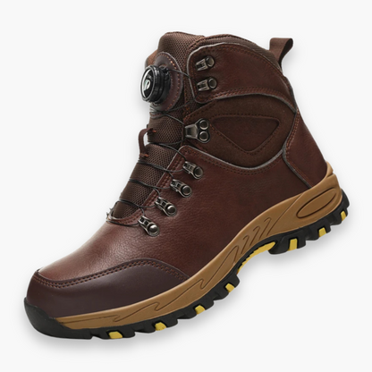 Herren Sicherheitsschuhe mit Drehverschluss | Rutschfeste Arbeitsstiefel mit Stahlkappe