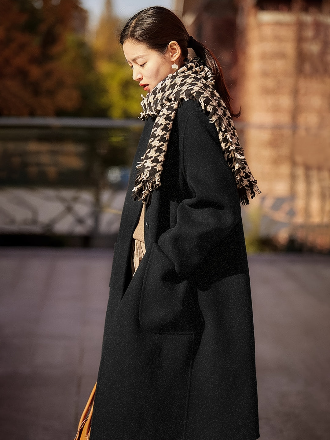 Mantel Damen | Wintermantel Damen Langer Schnitt Mit Taschen