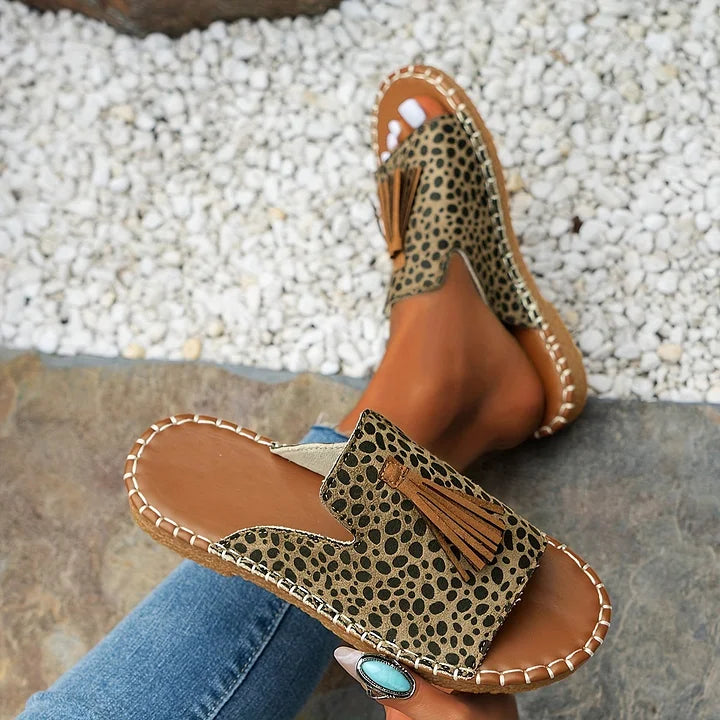 Damen Sandalen | Offene Zehen Flache Sohle