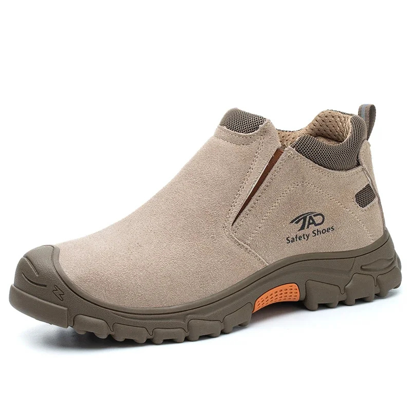 Herren Robuste Stahlkappenschuhe | Rutschfest und Leichtgewicht