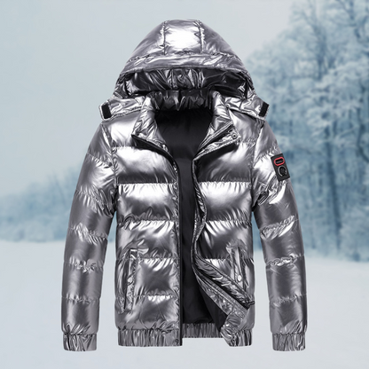 Winterjacke Herren Winddichte Jacke | Mit Abnehmbarer Kapuze