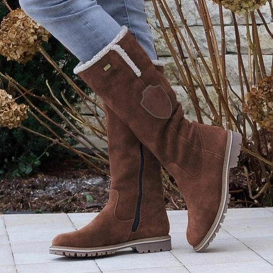 Stiefel Damen Winterstiefel | Gefütterter Schaft Mit Profilsohle