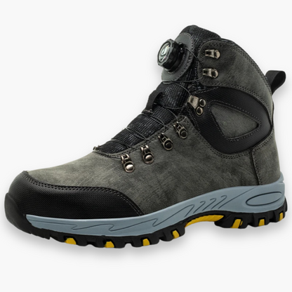 Herren Sicherheitsschuhe mit Drehverschluss | Rutschfeste Arbeitsstiefel mit Stahlkappe