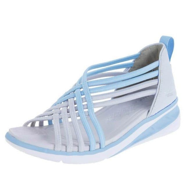 Damen Sandalen | Mehrere Riemen mit Keilsohle