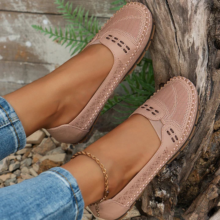 Damen Loafer | Slip-On mit Ziernaht
