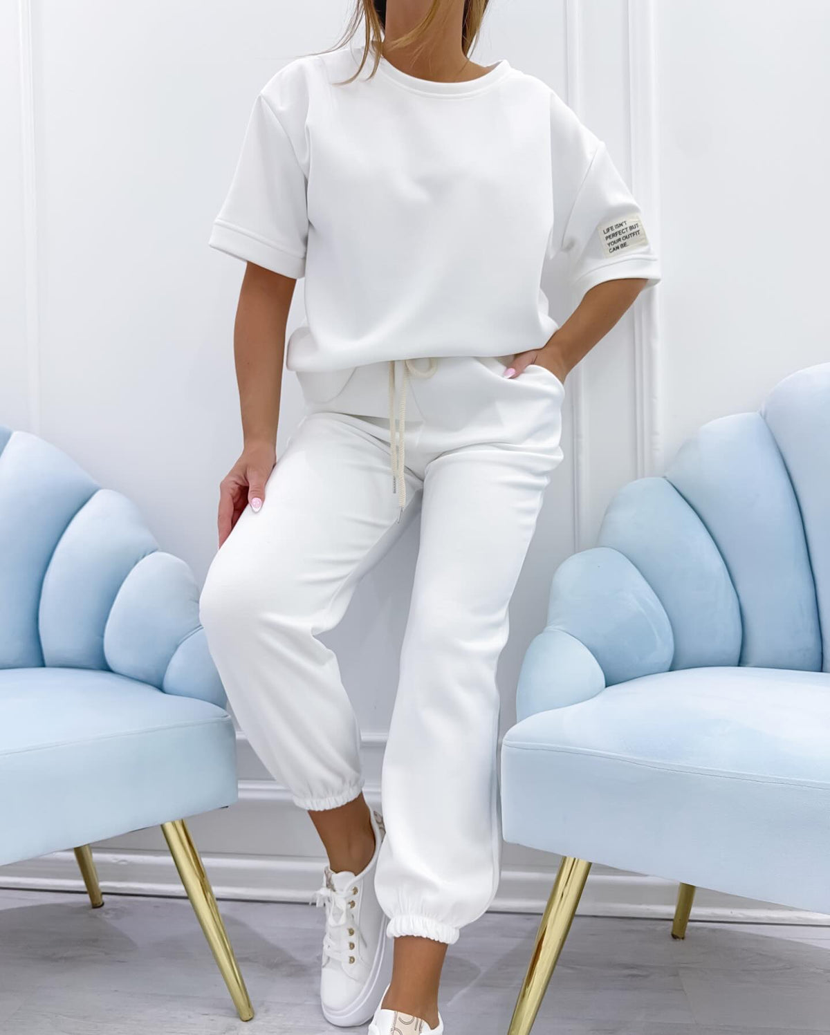 Damen Zweiteiler | T-Shirt und Jogginghose Set
