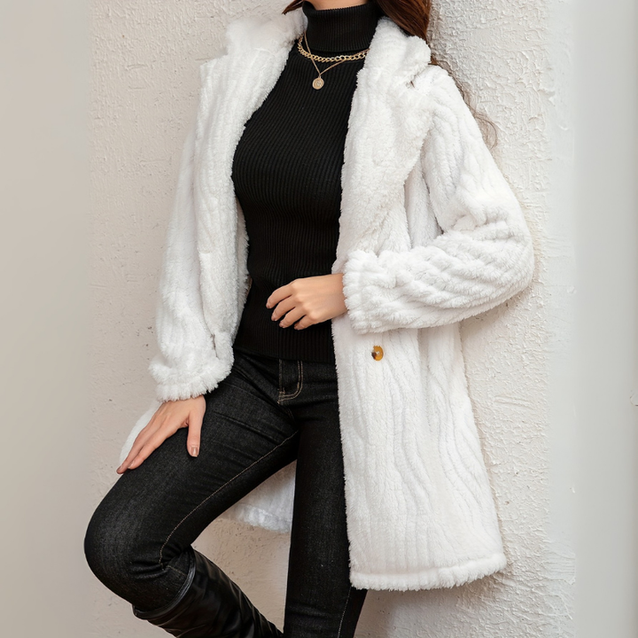 Mantel Damen | Wintermantel Damen Mit Kapuze und Taschen