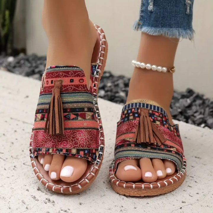 Damen Sandalen | Offene Zehen Flache Sohle