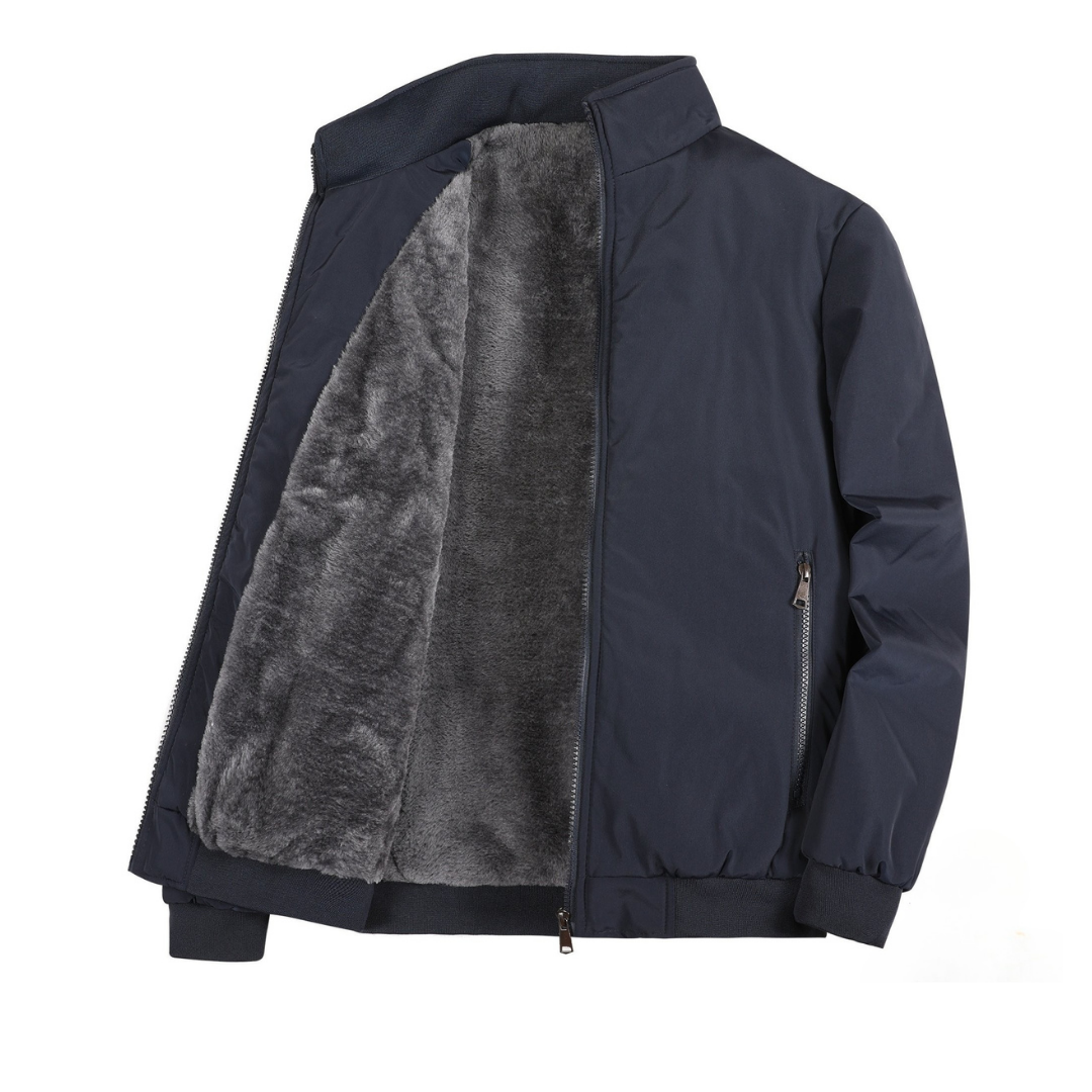 Herren Gefütterte Fleecejacke | Übergangsjacke Leicht