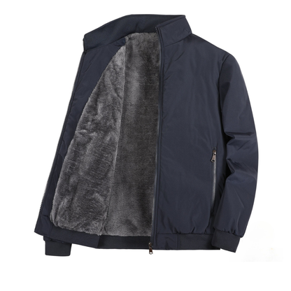 Herren Gefütterte Fleecejacke | Übergangsjacke Leicht