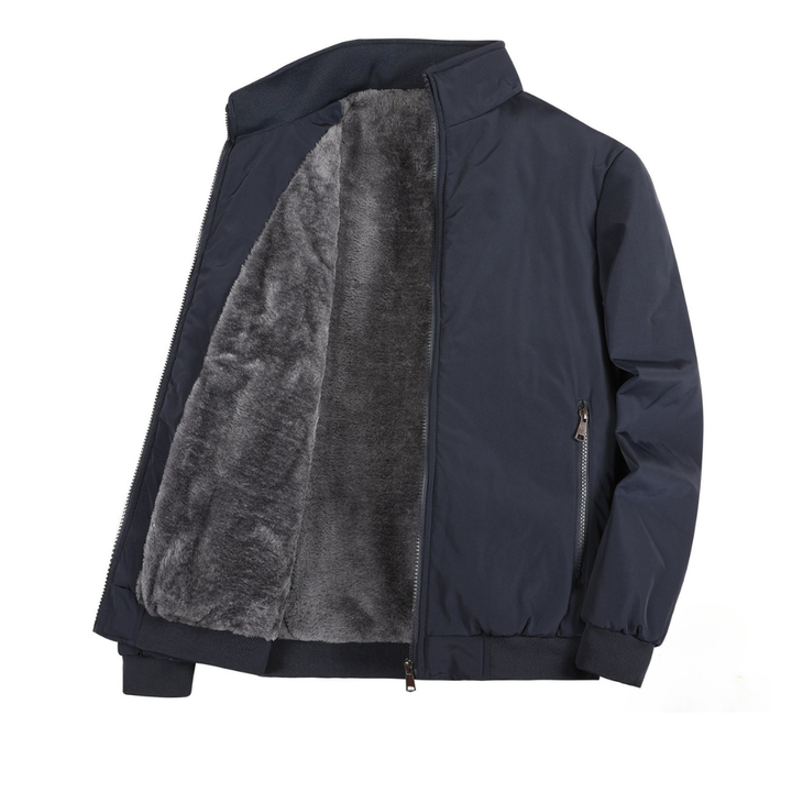 Herren Gefütterte Fleecejacke | Übergangsjacke Leicht