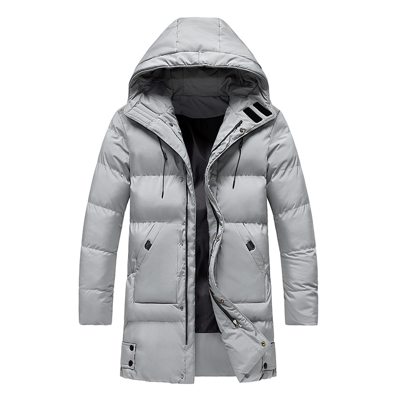 Winterjacke Herren Langer Parka | Wattiert und Warm