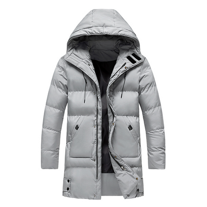Winterjacke Herren Langer Parka | Wattiert und Warm