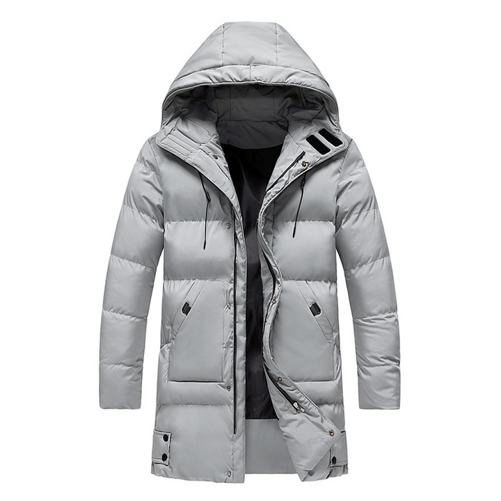 Winterjacke Herren Langer Parka | Wattiert und Warm