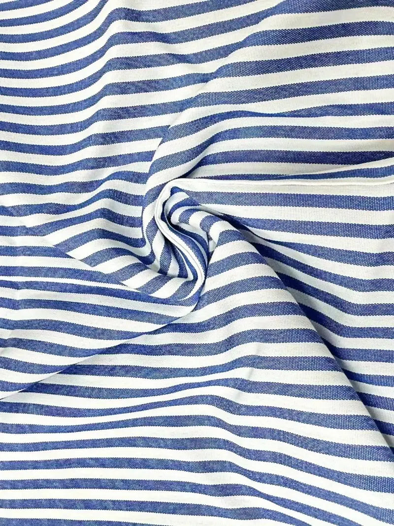 Damen Kleid | Streifen Taschen Ärmellos