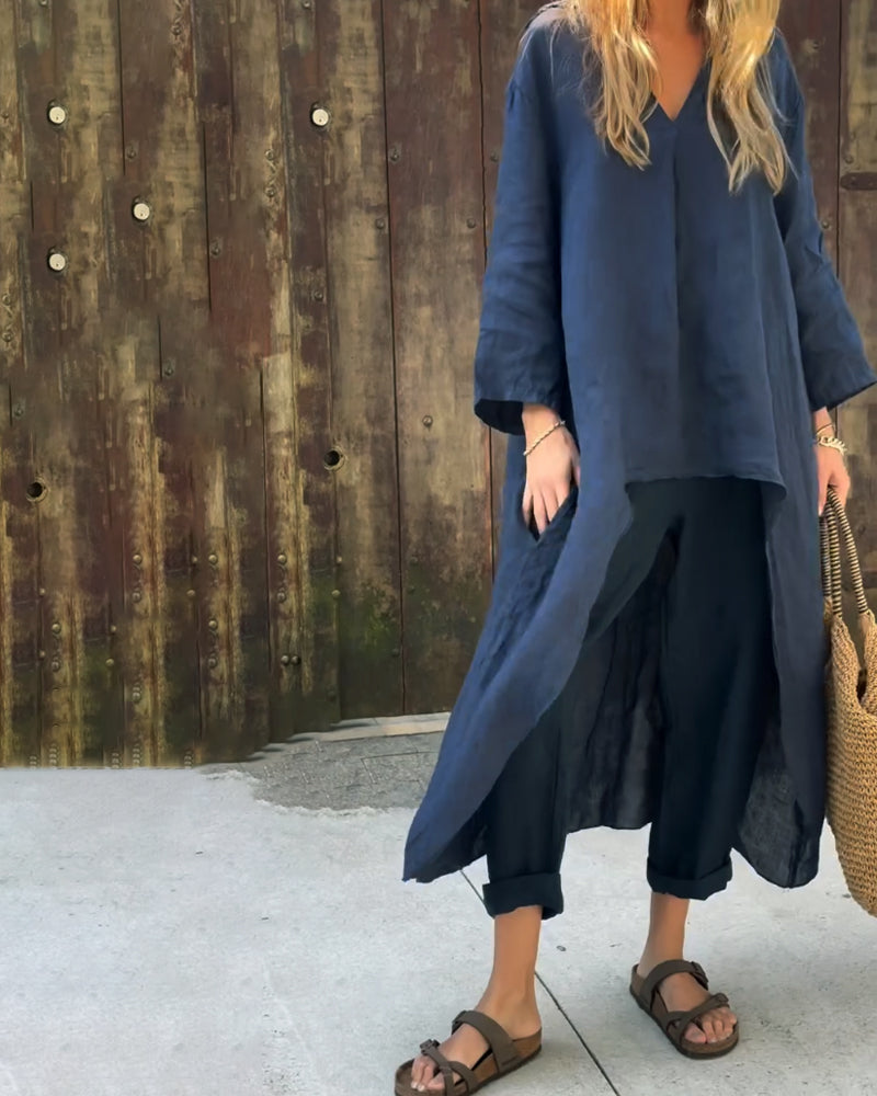 Damen-Zweiteiler | Langarm Top und Hose