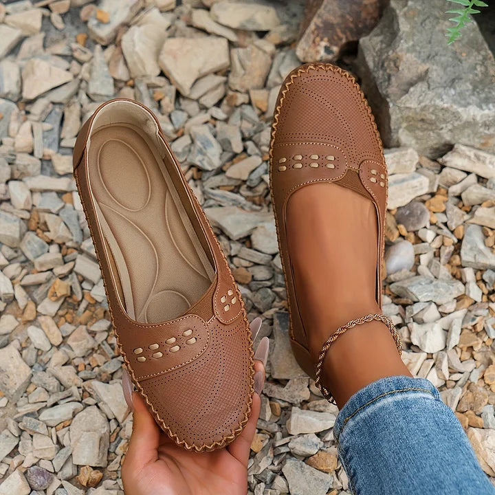 Damen Loafer | Slip-On mit Ziernaht