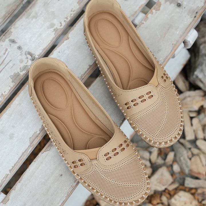 Damen Loafer | Slip-On mit Ziernaht
