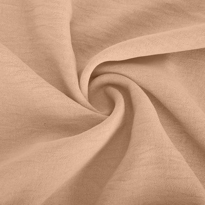 Damen Kleid | Rundhals Raffung Sommer