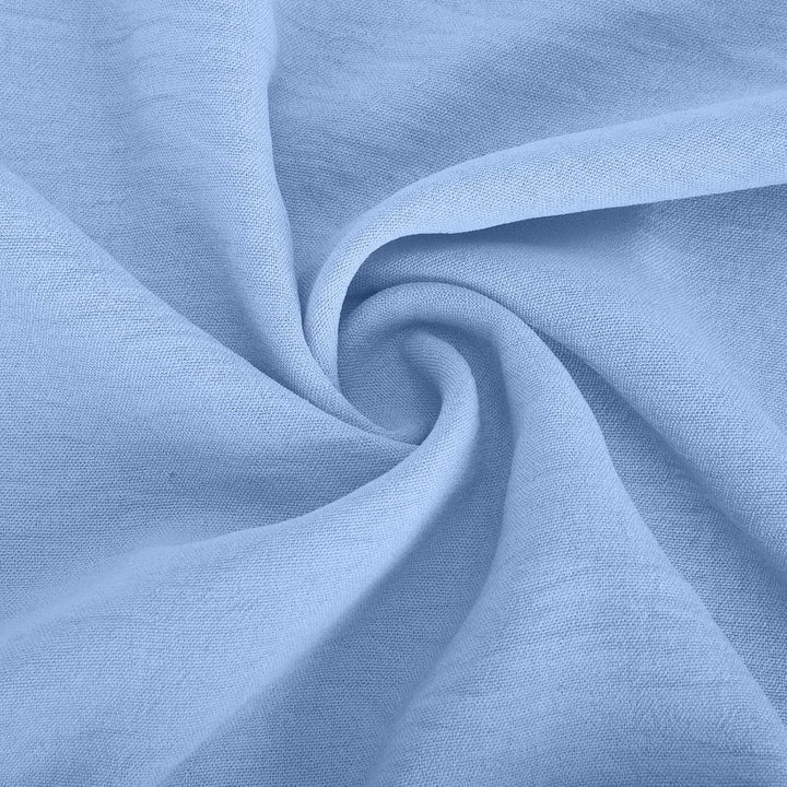 Damen Kleid | Rundhals Raffung Sommer