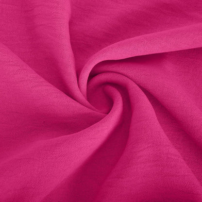Damen Kleid | Rundhals Raffung Sommer