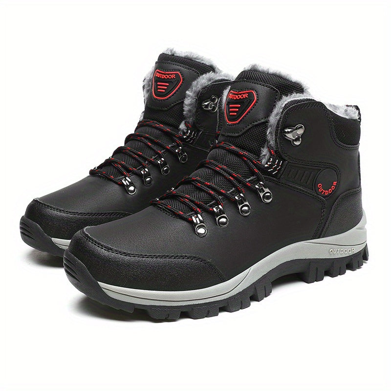 Winterschuhe Herren | Outdoor Stiefel Mit Hohem Schaft Und Profilsohle