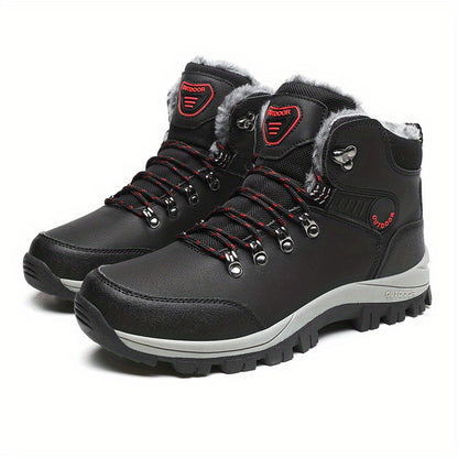 Winterschuhe Herren | Outdoor Stiefel Mit Hohem Schaft Und Profilsohle