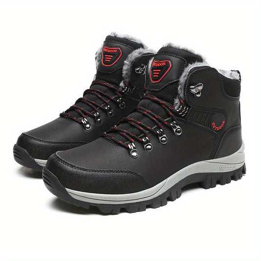 Winterschuhe Herren | Outdoor Stiefel Mit Hohem Schaft Und Profilsohle