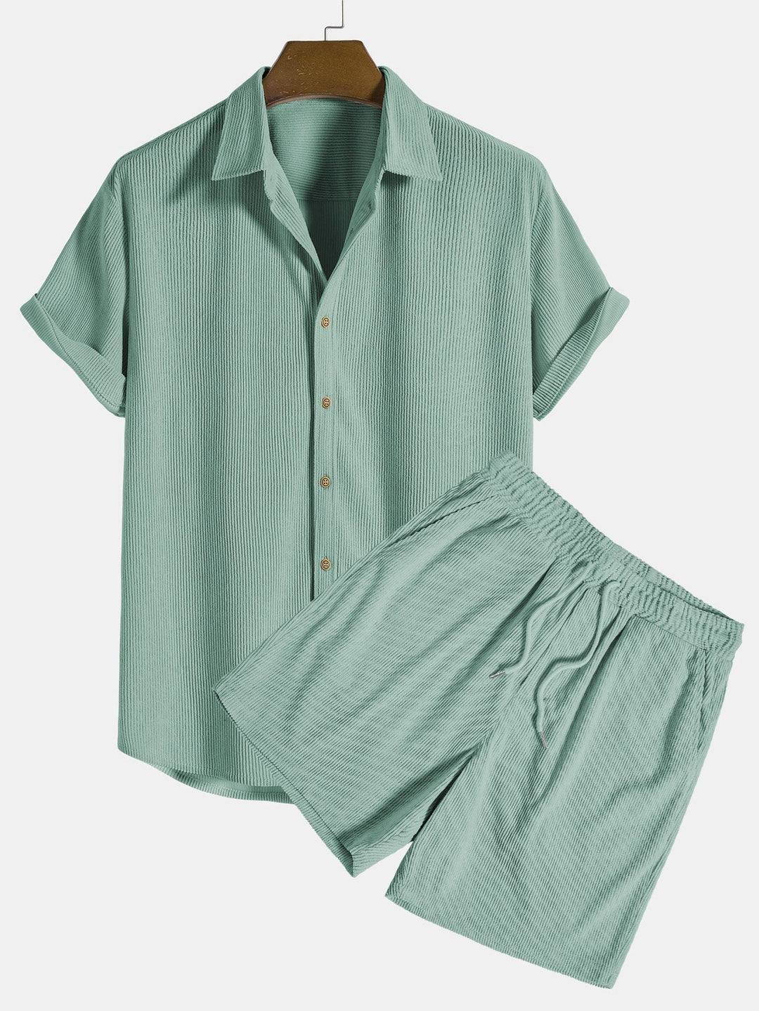 Herren Zweiteiler | Kurzarmhemd und Shorts