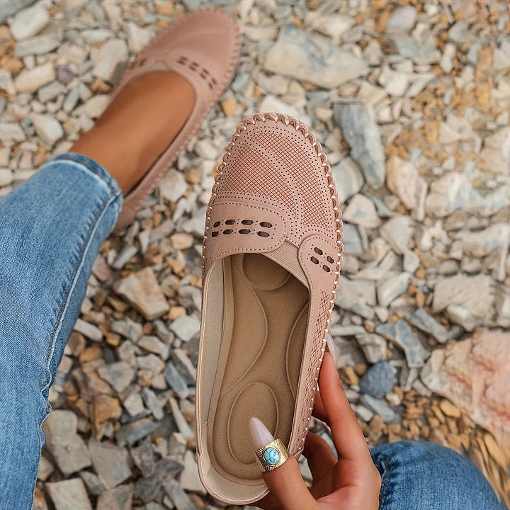 Damen Loafer | Slip-On mit Ziernaht
