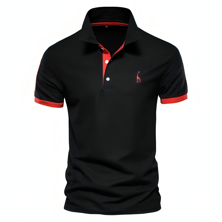 Herren Poloshirt | Kurzarm Kontrast Kragen