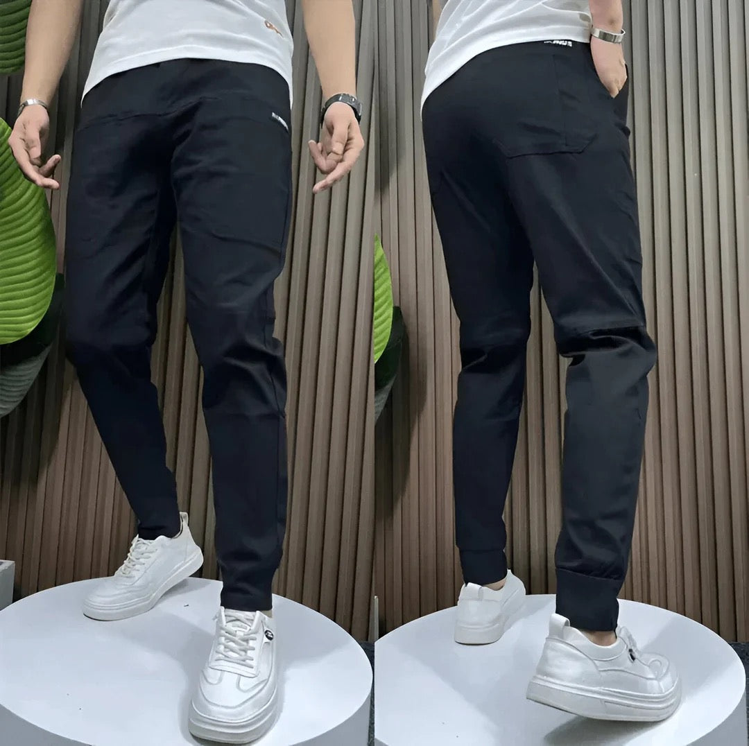 Herren-Cargohose | Slim Fit Bündchen