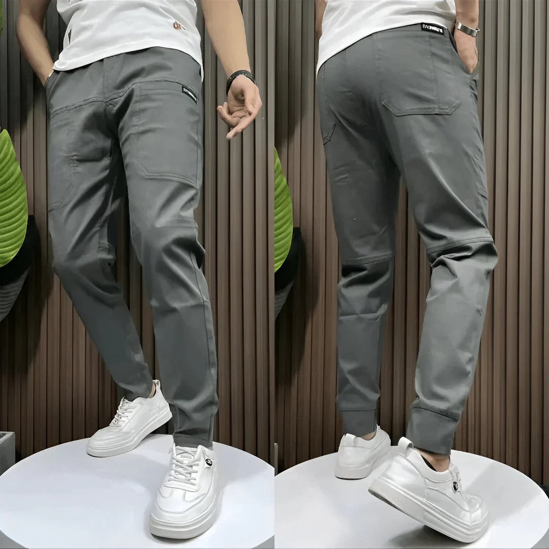 Herren-Cargohose | Slim Fit Bündchen