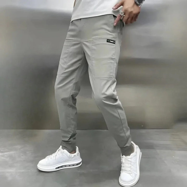 Herren-Cargohose | Slim Fit Bündchen