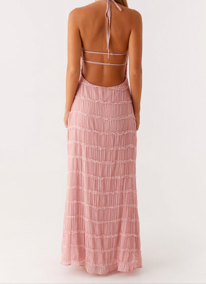Damen Kleid | Halter-Ausschnitt Design